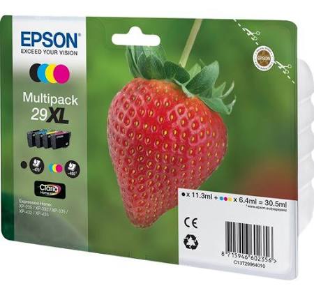 MULTIPACK TINTA EPSON 29XL NEG+AMA+CYA+MAG (FRESA)