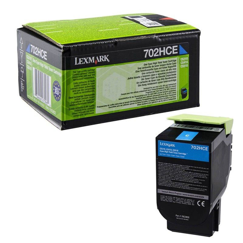 TONER LEXMARK CYAN 70C2HCE