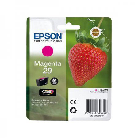 TINTA EPSON 29 MAGENTA (FRESA) C13T29834010