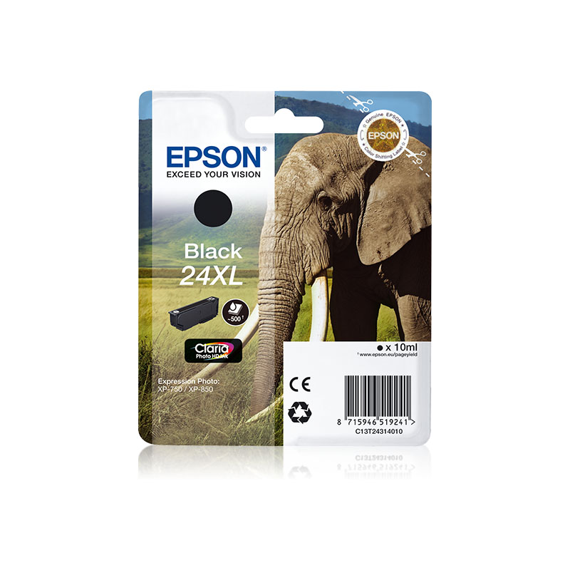 TINTA EPSON 24 XL NEGRO (ELEFANTE) C13T24314020