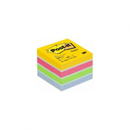 Bl/minicubo post it am/ve/ros/az  51*51 2051u