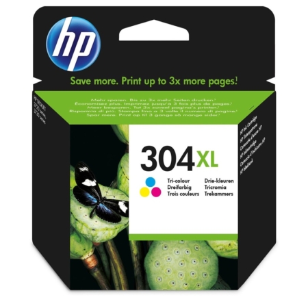 Tinta HP tricolor 304XL N9K07AE