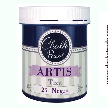 PINTURA TIZA CHALK PAINT ARTIS  250 ML NEGRO