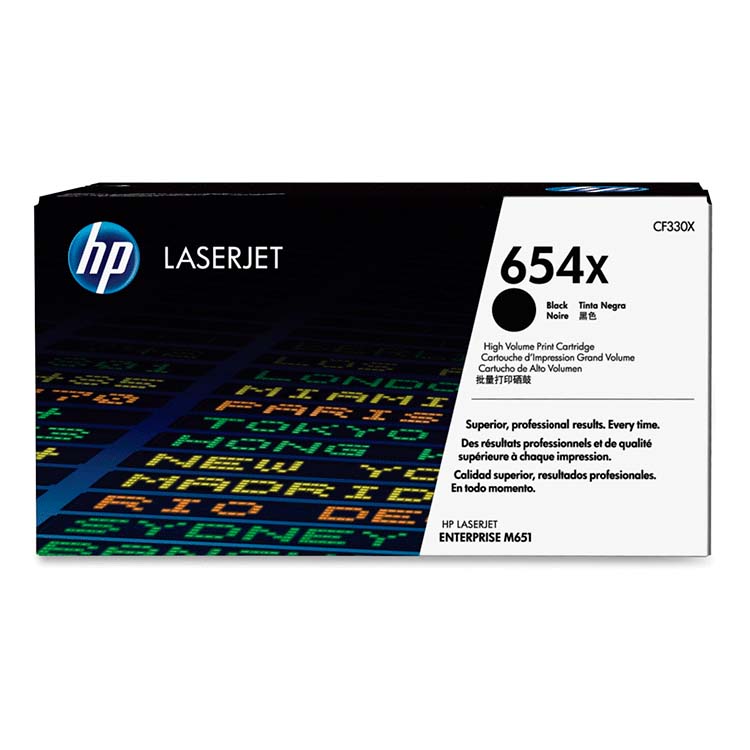 TONER HP 654X  NEGRO PARA M-651 CF330X