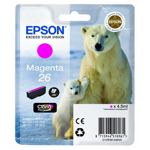 TINTA EPSON 26 MAGENTA C13T26134010