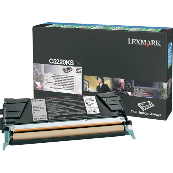 TONER LEXMARK C522A3KG NEGRO