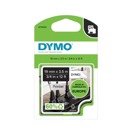 Cinta de nylon flexible Dymo LabelManager D1 19 mm x 3,5 m