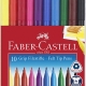 ESTUCHE DE 10 ROTULADORES FABER-CASTELL GRIP