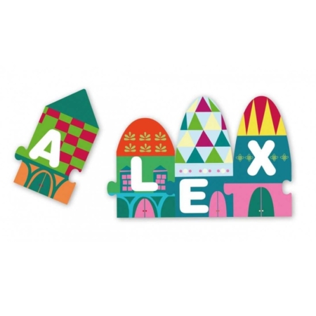 Puzzle casita A, B, C