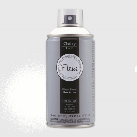 Pintura en spray chalky look de Fleur 300 ml Titanium White