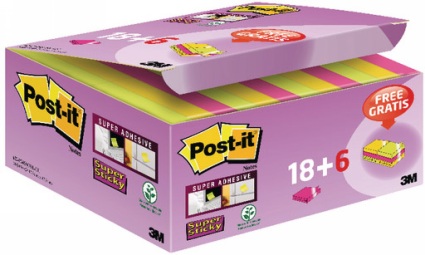 P/18+6  post it 47,6 x47,6 Bora Bora