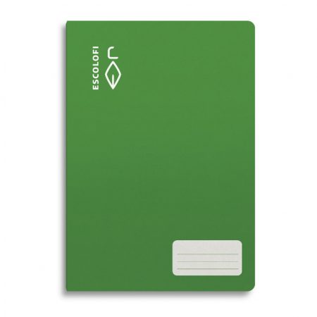 Libreta ESCOLOFI 4º PAUTA 3 C/Márgen 32H Verde