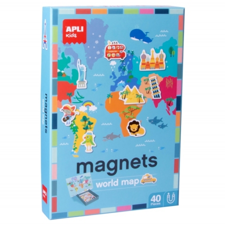 Juego magnético Magnets Mapamundi