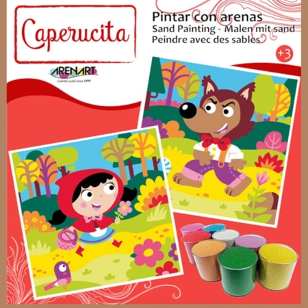 SAND PAINTING CAPERUCITA