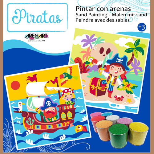 SAND PAINTING PIRATAS