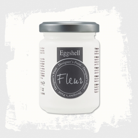 Pintura eggshell de Fleur 130 ml Titanium White