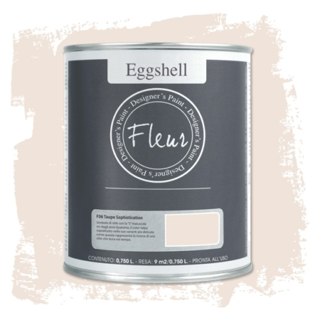 Pintura eggshell de Fleur 750 ml Taupe Sophistication