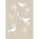 Stencil de Fleur 21 x 29,7 cm Birds Singing