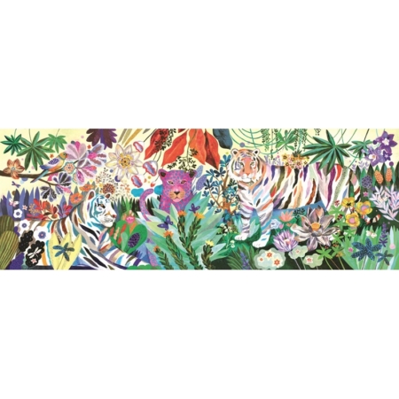 Puzzle galería Rainbow Tigers 1000 piezas