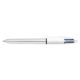 Bolígrafo Bic 4 colores shine plata