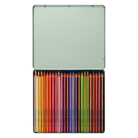 Estuche metálico de 24 lápices de colores Lyra Graduate