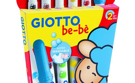 CAJA 6 ROTULADORES SUPER GIOTTO BEBE