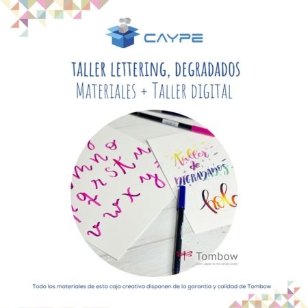 CURSO DIGITAL DE LETTERING + MATERIALES - DEGRADADOS