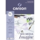 BLOC ENCOLADO MULTITÉCNICA A5 DE 50 HOJAS 200 GRS/M² CANSON® IMAGINE