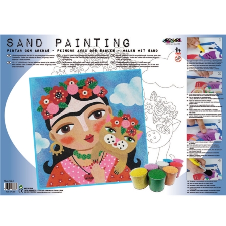 SAND PAINTING FRIDA 2