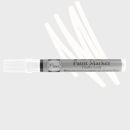 Marcador de pintura 1-2 mm Fleur Titanium White