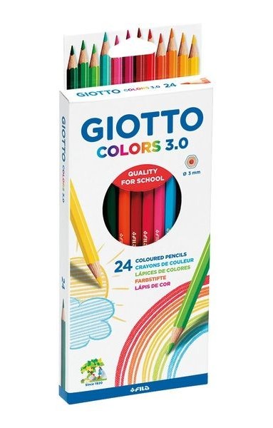 ESTUCHE DE 24 LAPICES COLOR GIOTTO COLORS 3.0