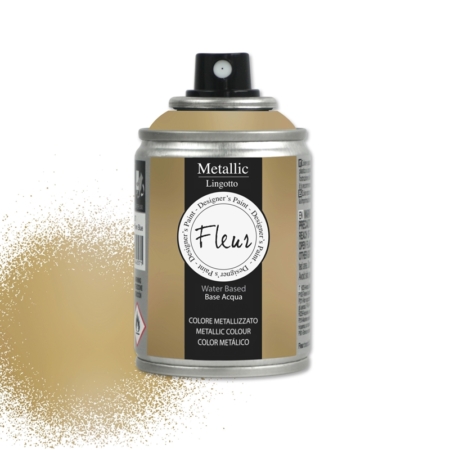 Pintura metálica en spray de Fleur 100 ml Lingotto