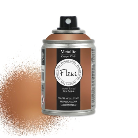 Pintura metálica en spray de Fleur 100 ml Copper Club