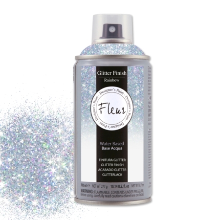 Pintura glitter en spray de Fleur 300 ml Rainbow