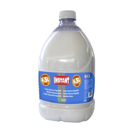 GARRAFA DE COLA LÍQUIDA BLANCA 4,5 L