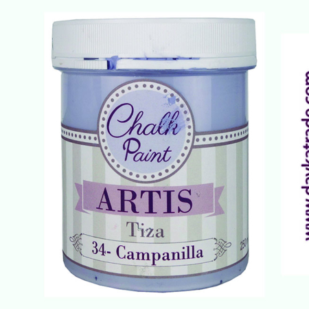 PINTURA TIZA CHALK PAINT ARTIS  250 ML CAMPANILLA