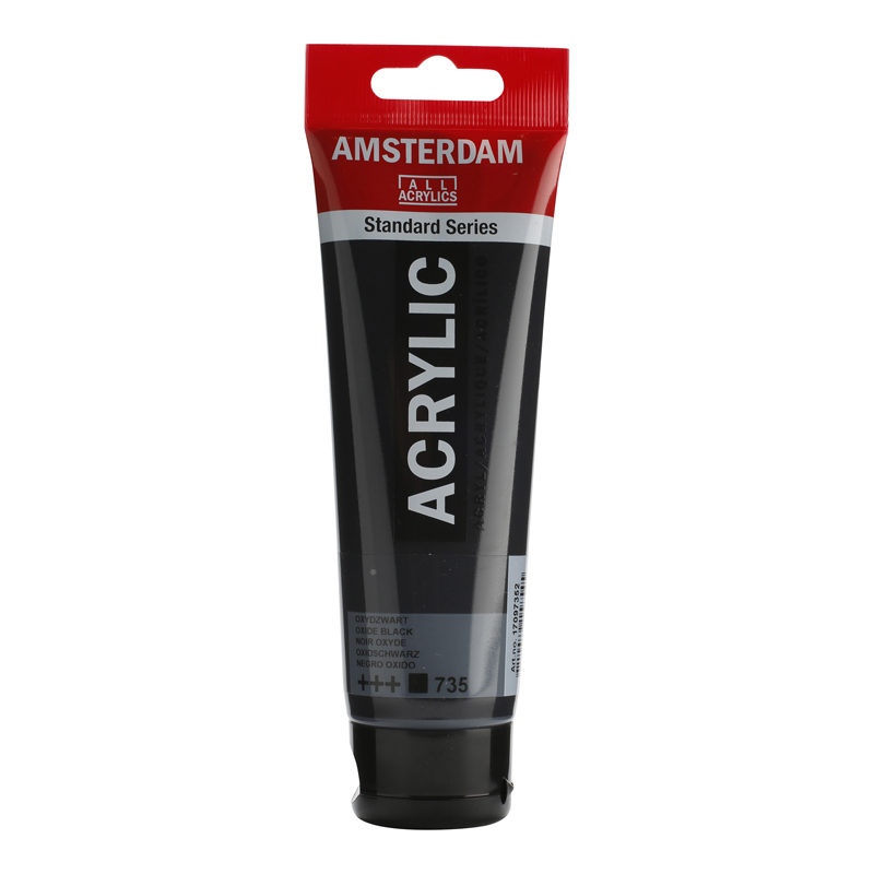 PINTURA ACRILICA AAC 120ML NEGRO OXIDO