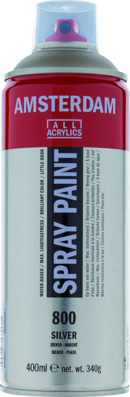 PINTURA EN SPRAY 400ML PLATA