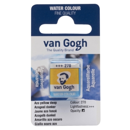 Pastilla de acuarela Van Gogh amarillo azo oscuro