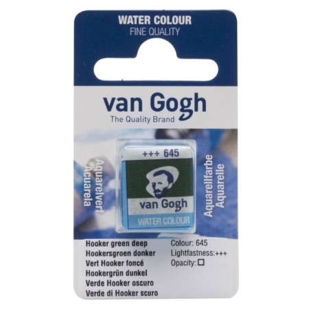 Pastilla de acuarela Van Gogh verde Hooker oscuro
