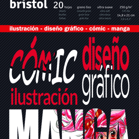 BLOC BRISTOL PARA COMIC Y MANGA A5 SAKURA