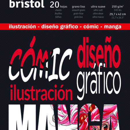 BLOC BRISTOL PARA COMIC Y MANGA A3 SAKURA