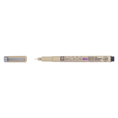 Rotulador Sakura Pigma Micron 003 negro