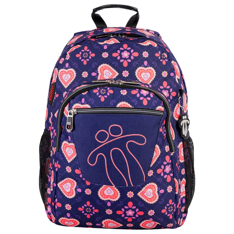 mochila totto morada