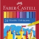 CAJA 24 ROTULADORES COLOR FABER CASTELL