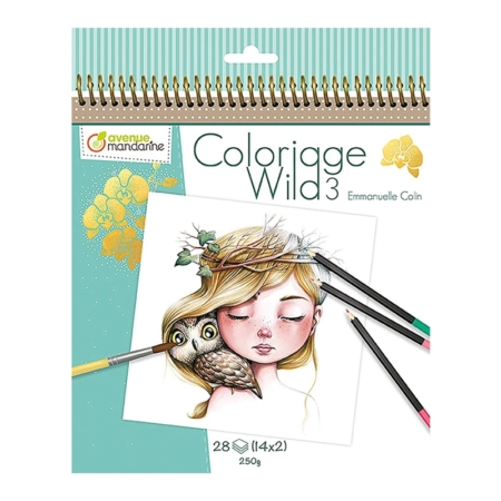 CUADERNO PARA COLOREAR WILD 3