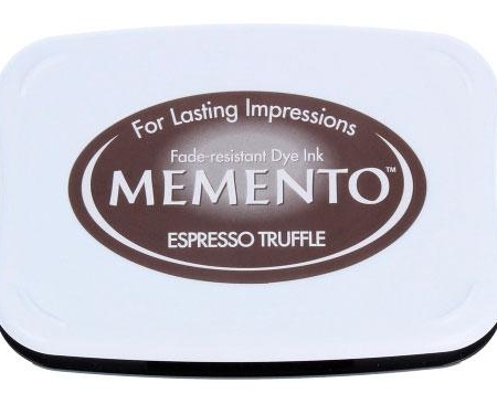 ALMOHADILLA MEMENTO TRUFAS DE CAFE TRANSL 95X65MM