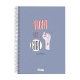 LIBRETA TALKUAL A4 LILA-GIRL