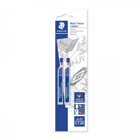 BLISTER 2 ESTUCHES MINAS 0,7 MM HB STAEDTLER