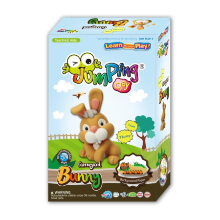 JUMPING CLAY FARMYARD SERIES SET CONEJO